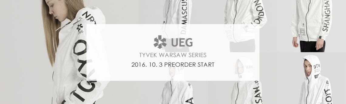 UEG TOKYO タイベックパーカー 川上洋平 直井由文着用 ウインド