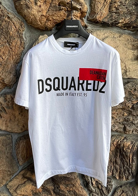 DSQUARED2 ディースクエアード S71GD1021-S23009-100WHITE