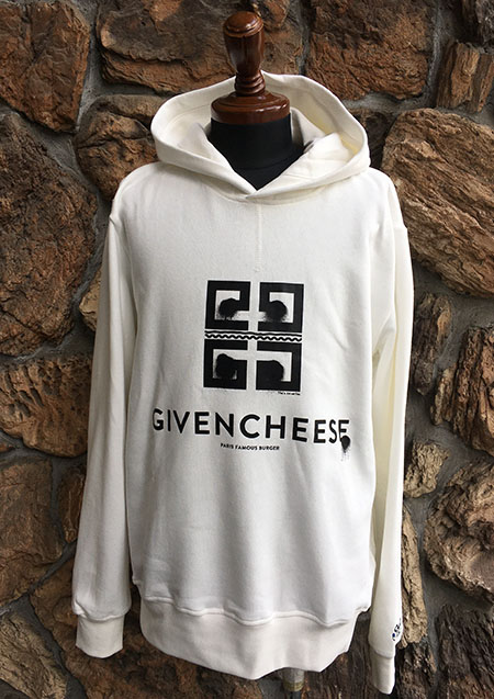 AWESOME GIVENCHEESE hood solid | WHITE