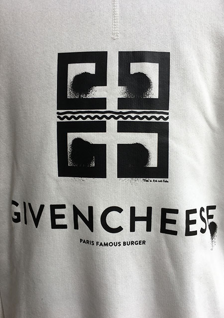 AWESOME GIVENCHEESE hood solid | WHITE