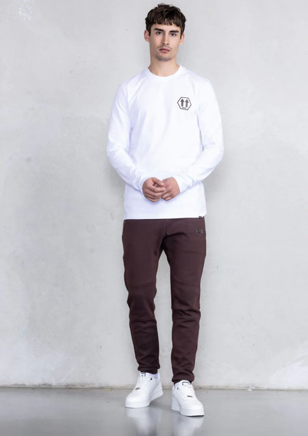 BALR. Olaf Straight Arrows Longsleeve T-Shirt | Bright White