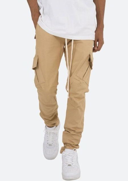 mnml CARGO DRAWCORD PANTS | KHAKI