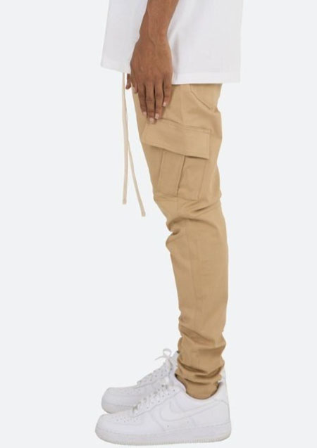 mnml CARGO DRAWCORD PANTS | KHAKI