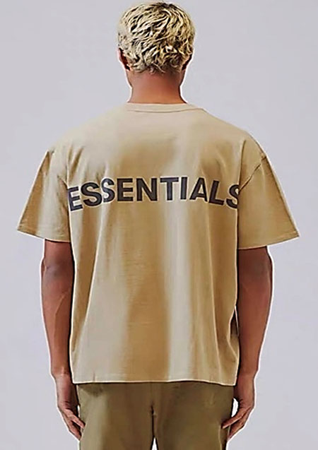 FOG ESSENTIALS REFLECTOR LOGO SS TEE | TAN