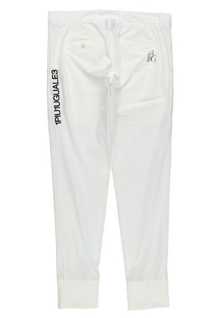 1PIU1UGUALE3 GOLF RIB PANTS | 10WHITE  | MEN