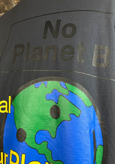 PARAGRAPH No Planet B Tee | CHARCOAL