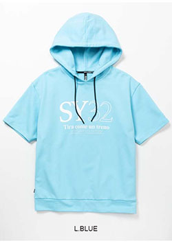 SY32 SWEAT TEE PARKA 14364 | BLUE