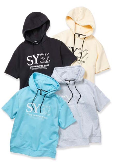 SY32 SWEAT TEE PARKA 14364 | BLUE