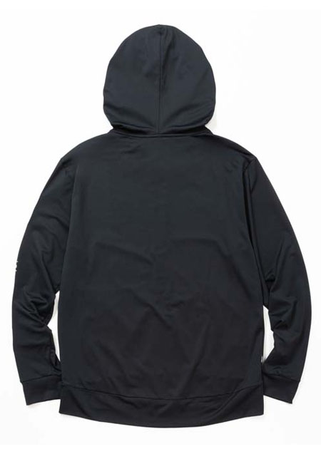 SY32 RASH GUARD ZIP HOODIE 14145 | BLACK