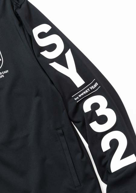 SY32 RASH GUARD ZIP HOODIE 14145 | BLACK