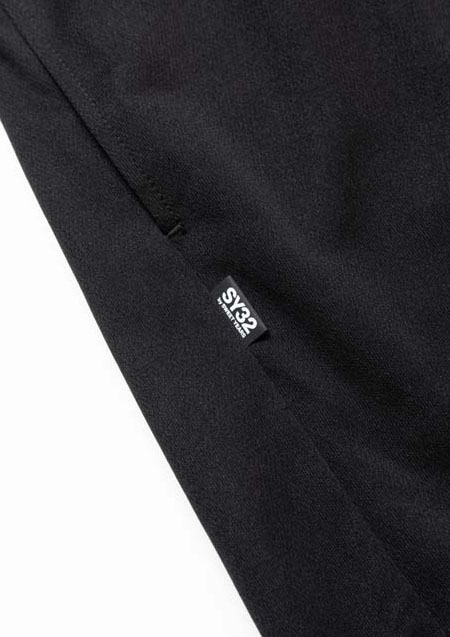 SY32 EMBOSS GEOMETRY SHORT PT 14363 | BLACK