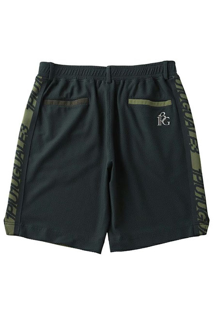 1PIU1UGUALE3 GOLF WIDE SHORTS LOGO TAPE | 67KHAKI | MEN