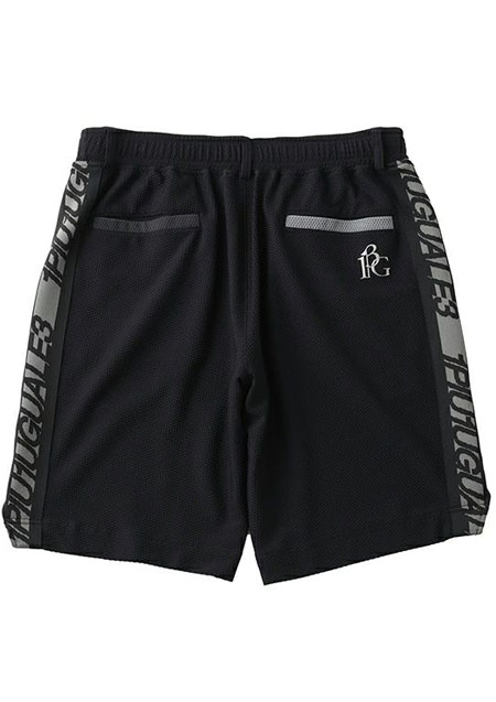 1PIU1UGUALE3 GOLF WIDE SHORTS LOGO TAPE | 99BLACK | MEN