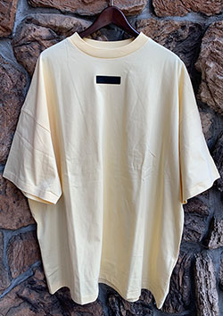 FOG ESSENTIALS 24SS RUBBER TAG SS TEE | G/YELLOW