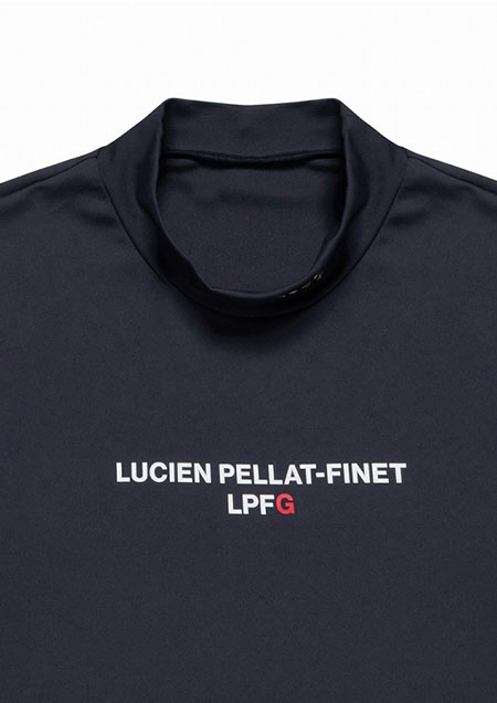 LUCIEN PELLAT-FINET　LPFG メンズ 長袖モックネックシャツ | 78NAVY | MENS