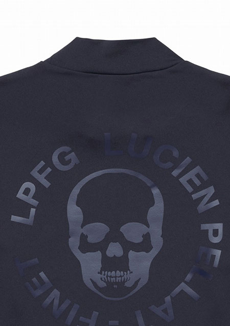 LUCIEN PELLAT-FINET　LPFG メンズ 長袖モックネックシャツ | 78NAVY | MENS