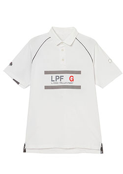 LUCIEN PELLAT-FINET LPFG メンズ ラグランスリーブ 半袖ポロシャツ | 00WHITE | MEN