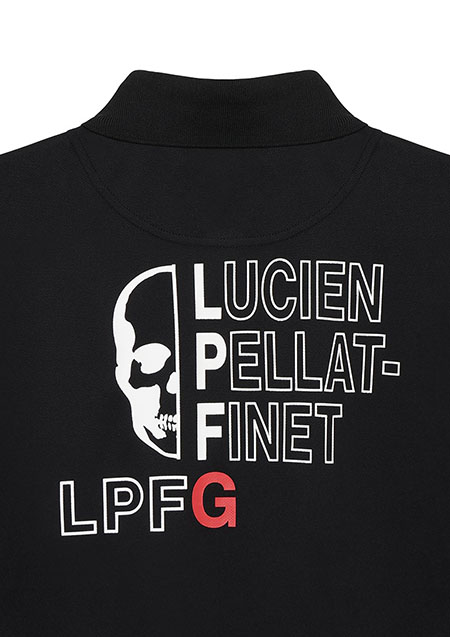 LUCIEN PELLAT-FINET LPFG メンズ ポロシャツ LPFロゴ | 08BLACK | MEN