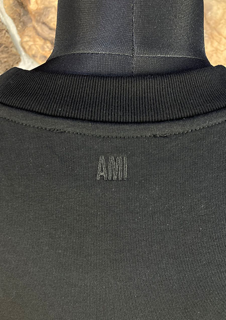 AMI PARIS AMI PARIS LOGO SS TEE | 001 BLACK