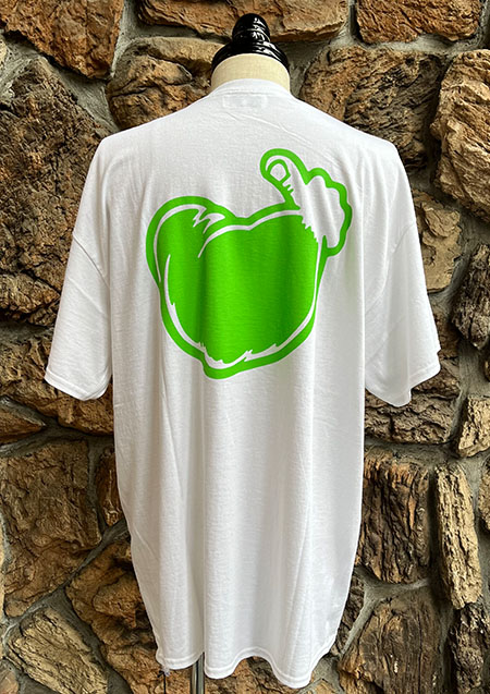 TPC REFLECTOR T-SHIRT (LOGO) | WhiteLimeGreen