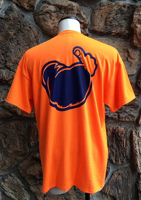 TPC REFLECTOR T-SHIRT (LOGO) | ORANGExNAVY