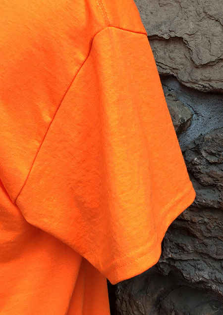 TPC REFLECTOR T-SHIRT (LOGO) | ORANGExNAVY