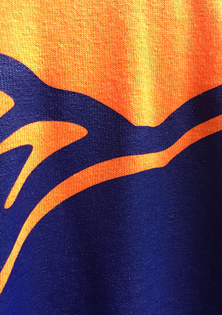 TPC REFLECTOR T-SHIRT (LOGO) | ORANGExNAVY