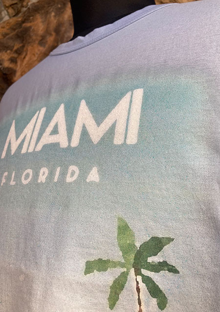 AWESOME SOLID TEE 24SS065 MIAMI FLORIDA TEE | 23AZZURRE