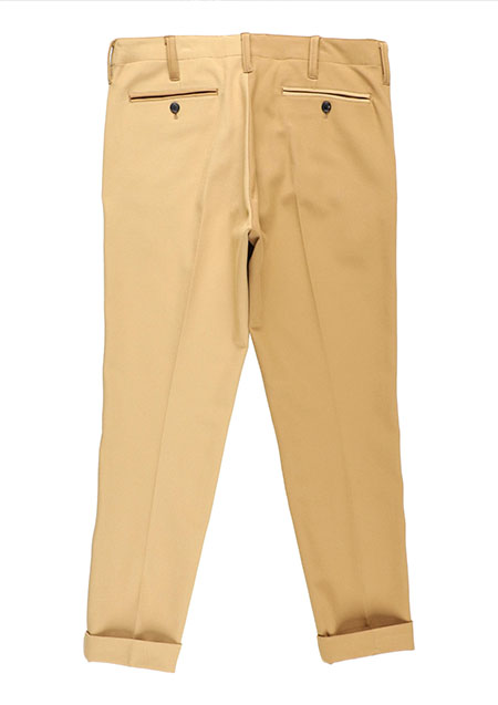 1PIU1UGUALE3 CRAZY RIB SLACKS | CAMEL