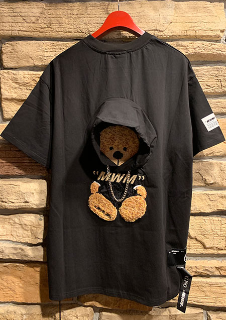 MOD WAVE MOVEMENT TEDDY CAPSULE T-SHIRT 001 | BLACK