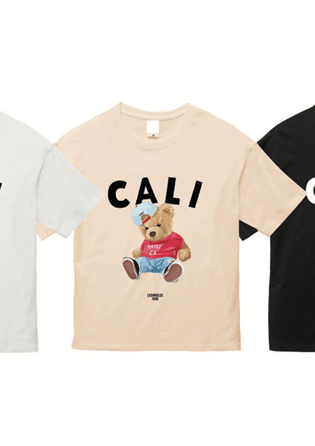 GOTHAMNYC BEAR SS TEE | ECRU