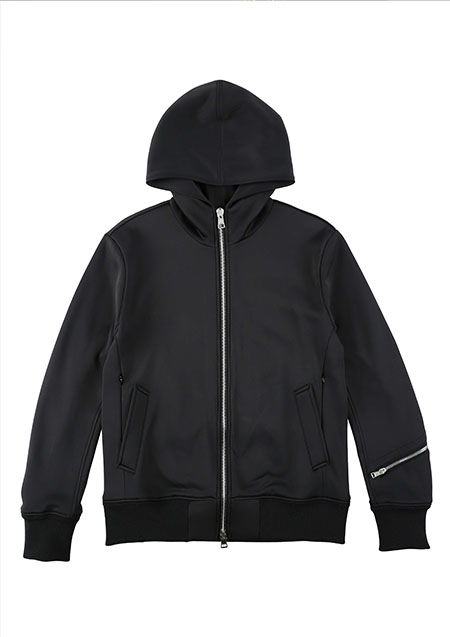 1PIU1UGUALE3 TRAVEL ZIP PARKA | 99BLACK