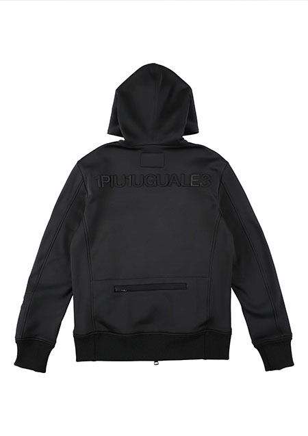 1PIU1UGUALE3 TRAVEL ZIP PARKA | 99BLACK