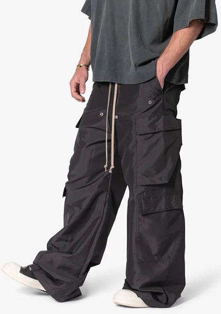 mnml RAVE DOUBLE CARGO PANTS | BLACK