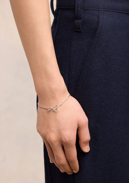 AMI PARIS ADC CHAIN BRACELET | SILVER900