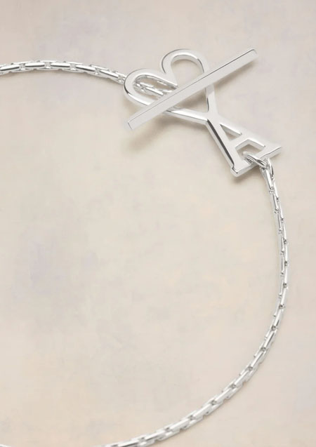 AMI PARIS ADC CHAIN BRACELET | SILVER900