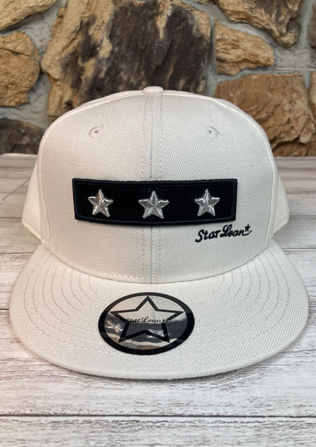 StarLean STAR 3 STAR BASEBALL CAP|BLACK