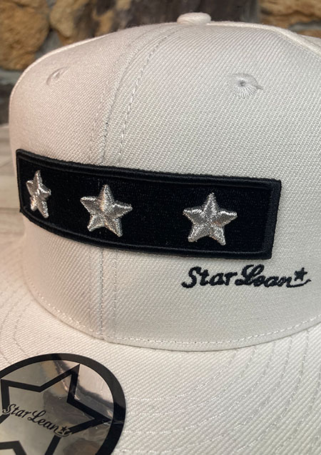 StarLean STAR 3 STAR BASEBALL CAP|BLACK