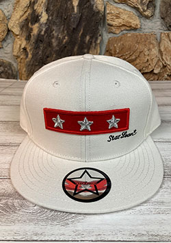 StarLean STAR 3 STAR BASEBALL CAP|RED