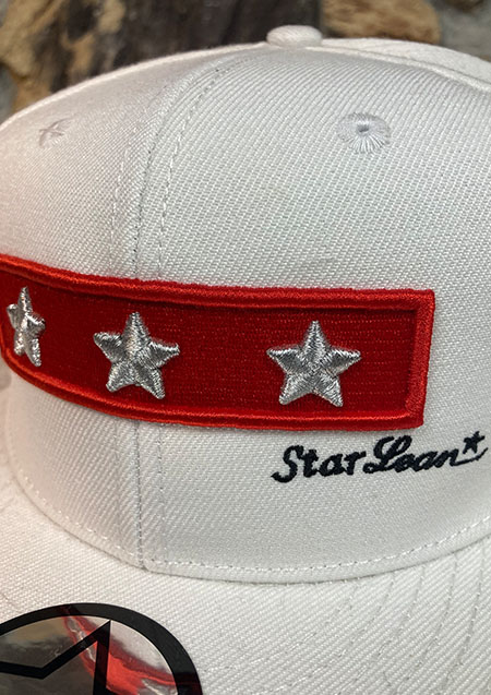 StarLean STAR 3 STAR BASEBALL CAP|RED