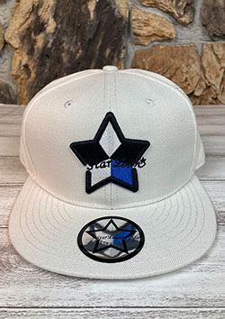 StarLean STAR 5 PARTS EMBROIDERY BASEBALL CAP|BLUE