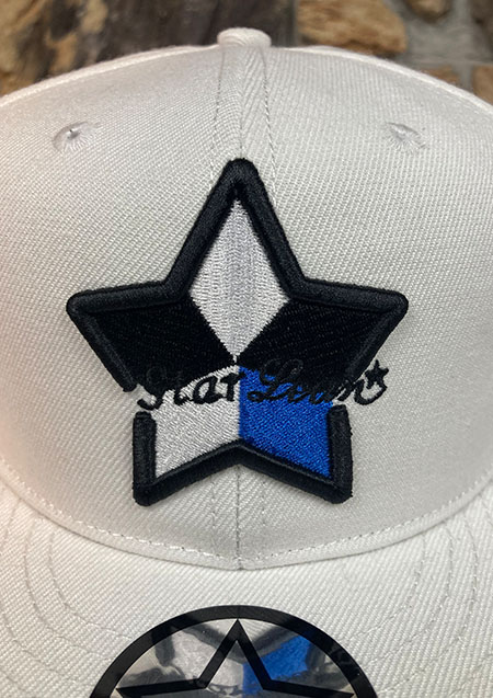 StarLean STAR 5 PARTS EMBROIDERY BASEBALL CAP|BLUE