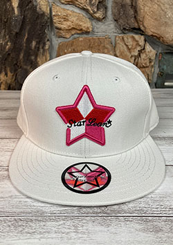 StarLean STAR 5 PARTS EMBROIDERY BASEBALL CAP|RED