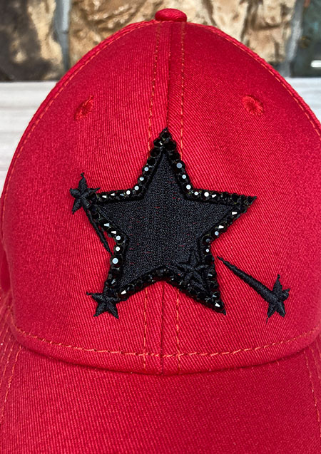 StarLean STAR 1 STAR SWARO BASEBALL CAP|RED