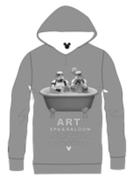 AWESOME SPA&SALOON HOODIE SOLID 24FW040 | WHITE