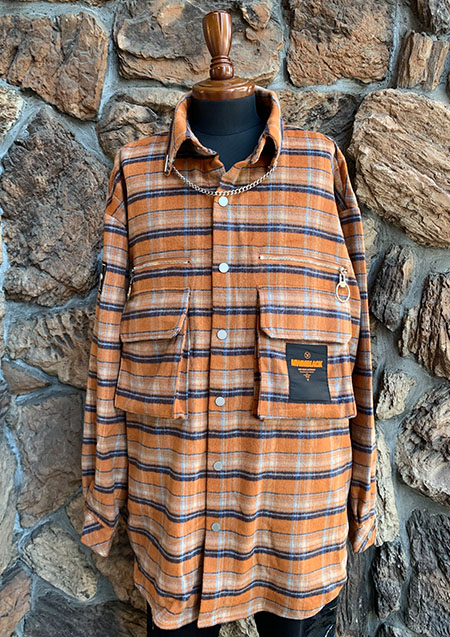 MWM FLANNEIL SHIRT | ORANGE