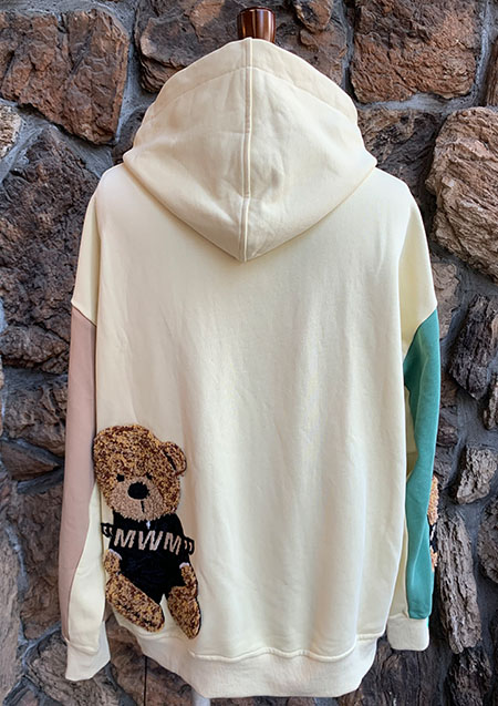 MWM TEDDY HOODIE | 19BEIGE