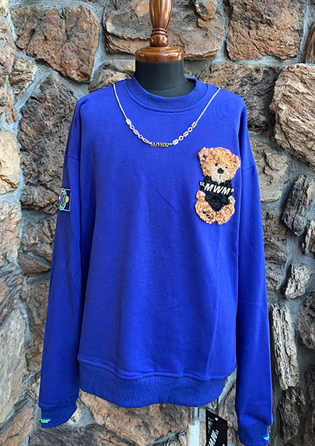 MWM TEDDY SWEATSHIRT | 14BLUE