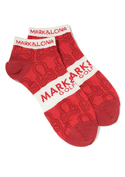 MARK&LONA Ever Ankle Socks | RED | MEN