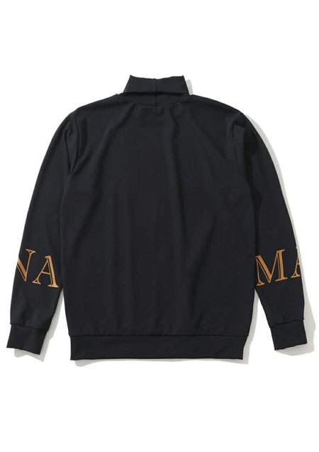 MARK&LONA Atlantis Performance Mock Neck | BLACK | MEN